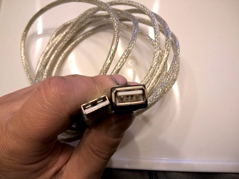 Cabo USB macho / fêmea