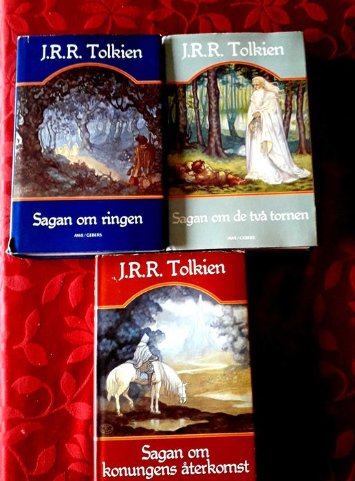 J R R Tolkien - O Senhor dos Anéis - Sagan om Ringen - em SUECO 1984/5