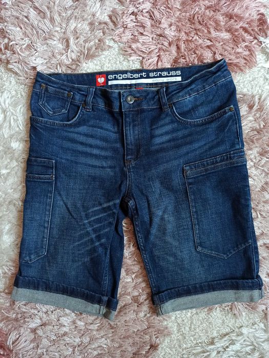 Робочі джинсові шорти EngelbertStrauss e.s. 7-pocket — розмір 40 (M/L)