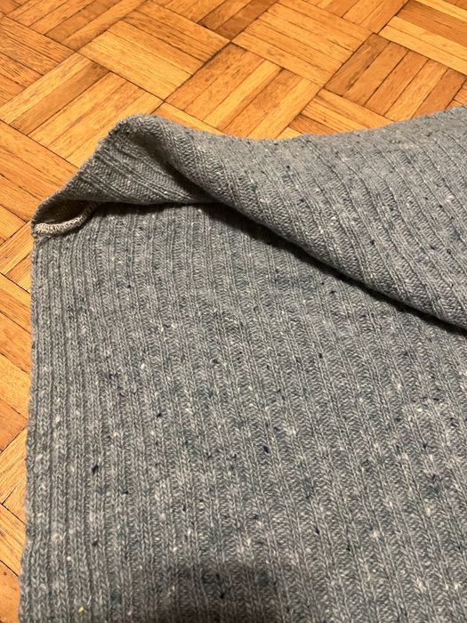 Poncho z golfem 100% wełna merinosa
