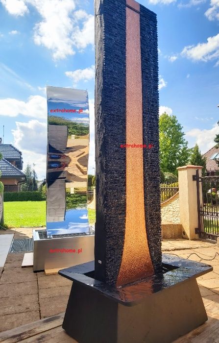 Fontanna kamienna "Wieża Eiffla" 180cm na taras fontanna do ogrodu