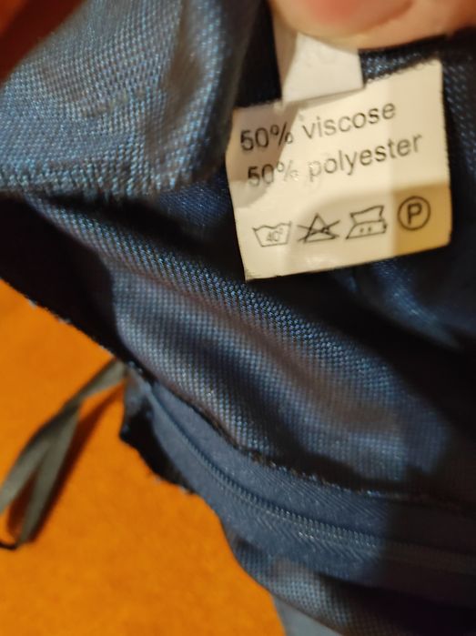 Темно-синий шикарный женский костюм ВК