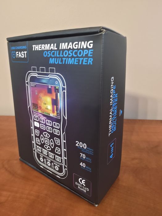Multimetr Oscyloskop Kamera Termowizyjna Tooltop TH201 4w1