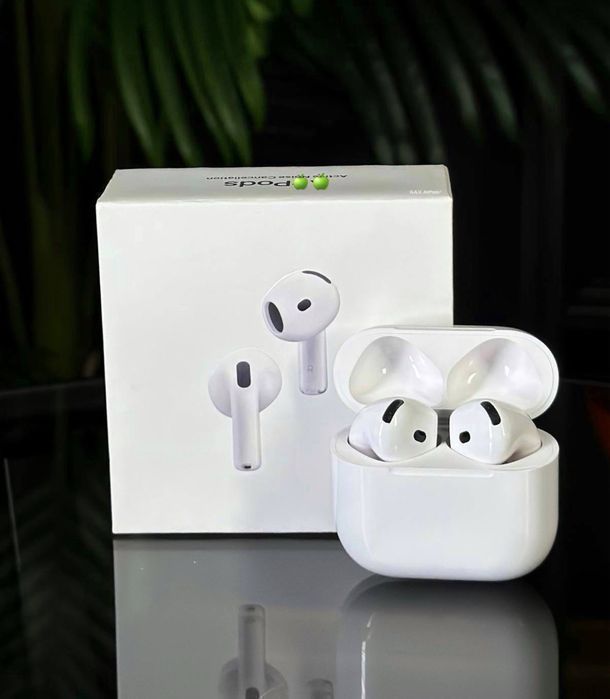 Навушники  Apple AirPods 4 (2026 gen)+ Гарантія + ANC (з шумодавом) + (iOS 18+26+) + Прозорість + Анімація