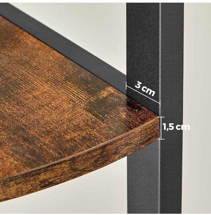 Regal narożny 150x30