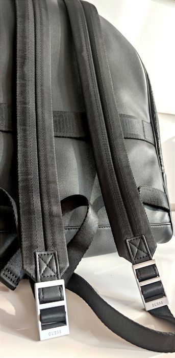 GUESS plecak unisex skóra naturalna ORYGINALNY nowy czarny