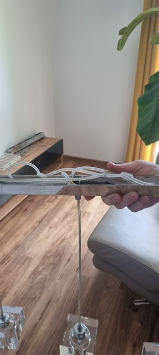 Lampa wisząca szklana