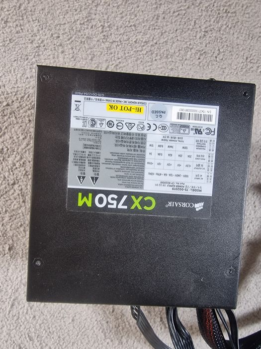 Zasilacz do  komputera modulowy Corsair CX750M