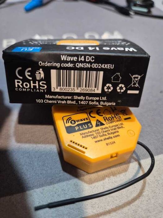 kontroler scen Shelly Qubino Wave i4 DC.