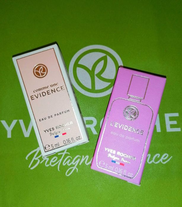 Набор Миниатюр Парфюмированная вода Evidence 5мл и LEvidence Ив Роше