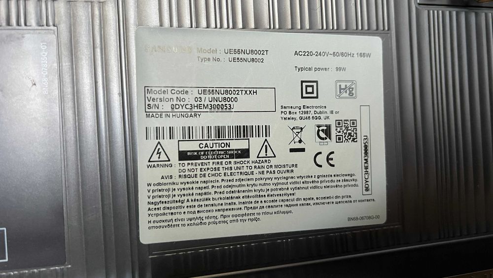 Samsung UE55NU8002 55 cali