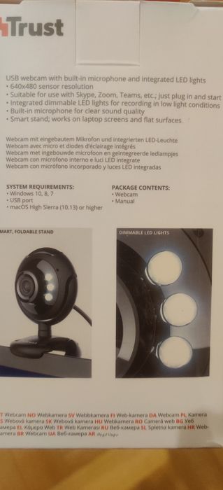 Nowa Kamera Trust Webcam Spotlight Pro