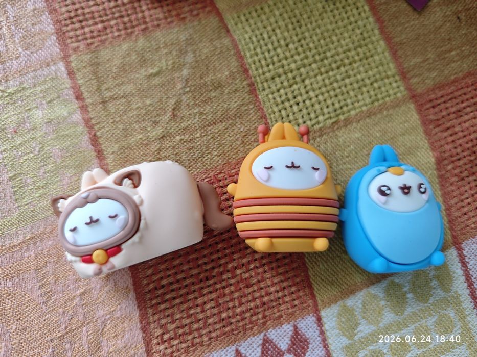 Фігурки Molang в піжамах