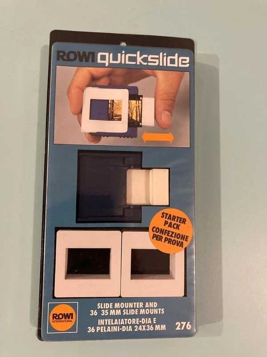 Lote ROWI Quickslide: Aplicador + 236 molduras (novo/ selado)
