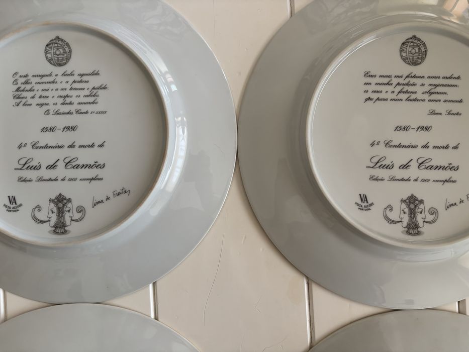 Coleçao de pratos Luís de Camões - Vista Alegre