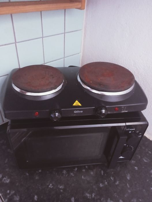 Microondas e placa de indução