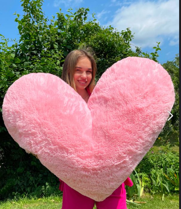 Подушка серце .Подарок девушке. Подарунок 14 лютого