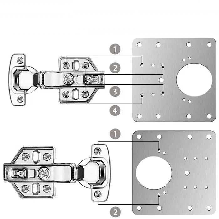 Універсальна пластина для ремонту меблів із ДСП (дверцят кухні, шаф)