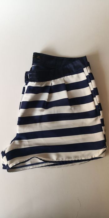 Calções Zara - azul e branco
