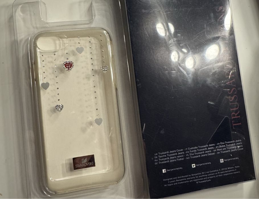 Nowa, oryginalna obudowa Swarovski Trussardi limitowana iphone 7