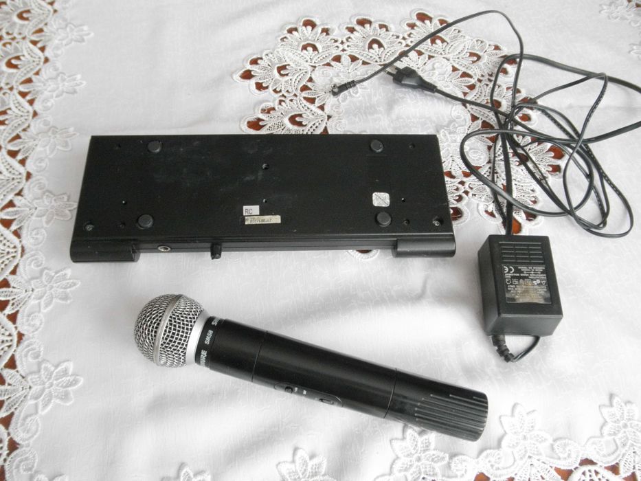 Oryginalny mikrofon bezprzewodowy SHURE SM 58  . Made in USA .