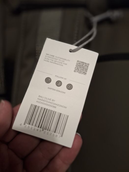 Mochila Kapten & Son BALI Olive – Original – Novo – Water-Repellent