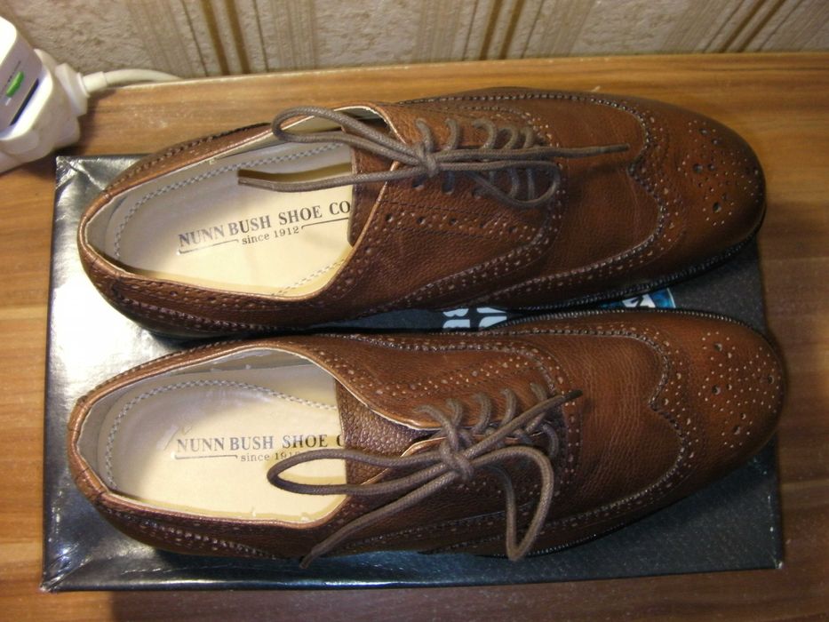 Чоловічі Оксфорди Nunn Bush Kobey Розмір 9M/42,0-42,5/27,5 Шкіра з США