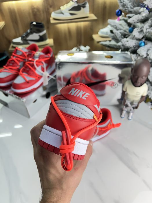 Кросівки Nike Dunk Low x OFF-WHITE University Red
