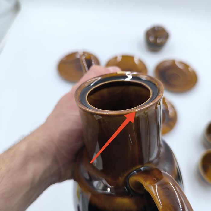 Mirostowice Novi Tygrysek Serwis Kawowy Zestaw Kawowy Ceramika