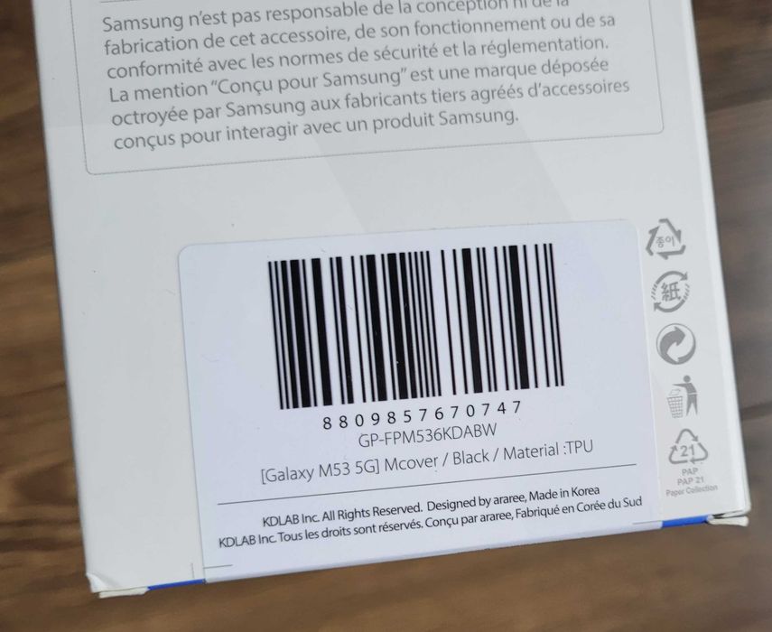 2x Araree etui plecki do Samsung Galaxy M53 5G czarne sylikonowe NOWE