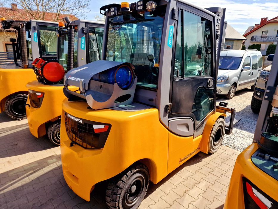 Jungheinrich TFG 435s 3.5t GAZ Pozycjoner Wózek Widłowy 5m Triplex LPG