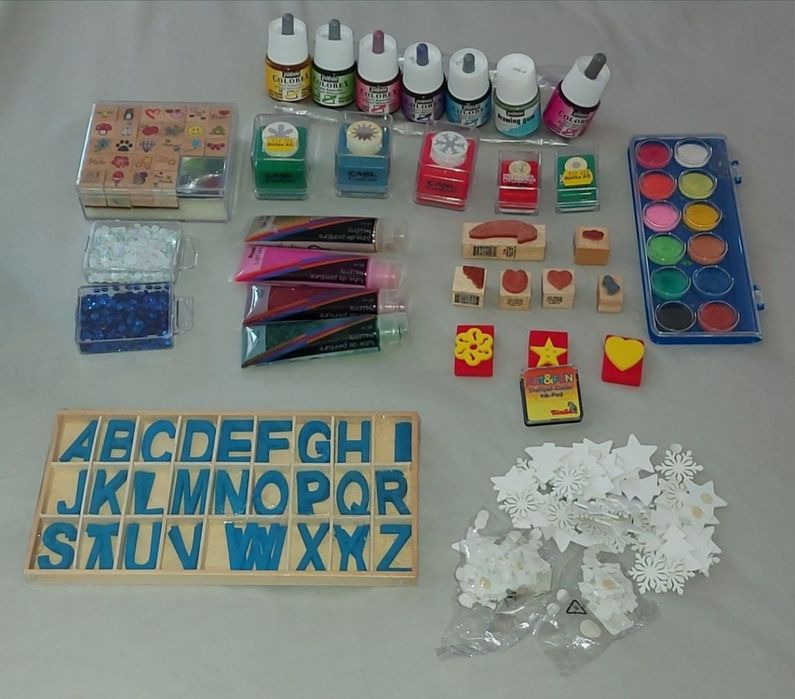 Criatividade : vários acessórios para criar e inventar...