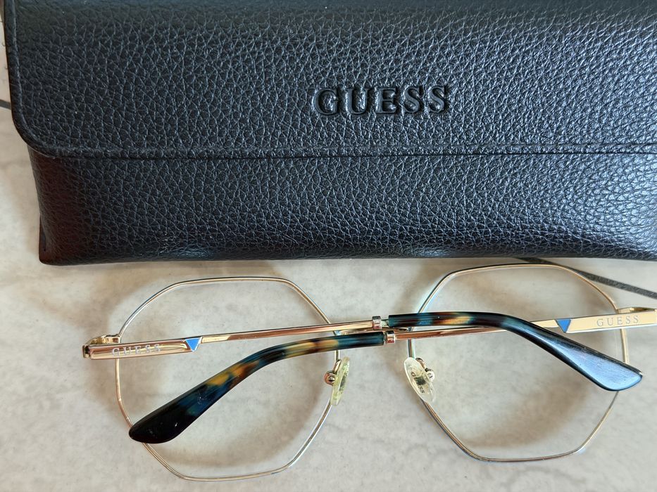 Guess oprawki okulary złote