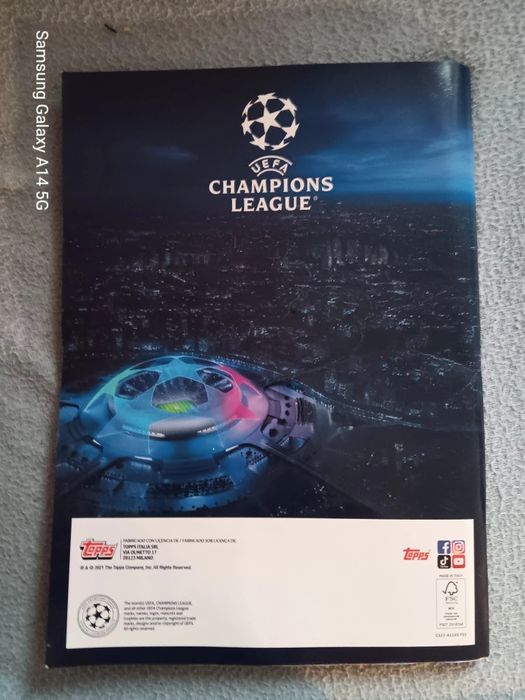 Caderneta de cromos da uefa champions league