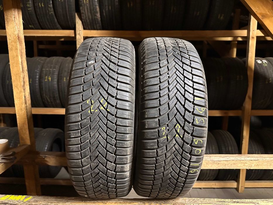 Шини всесезонні 195/60R16 BRIDGESTONE WEATHER CONTROL A005 2шт 6+мм 2022
