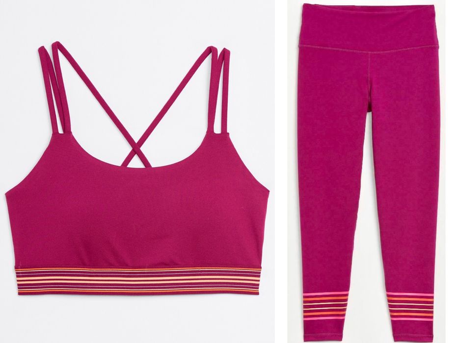 Комплект костюм для спорта топ + леггинсы GAP fit