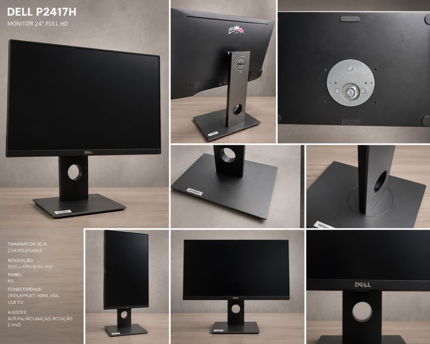 Dell P2417H – Monitor 24” Full HD