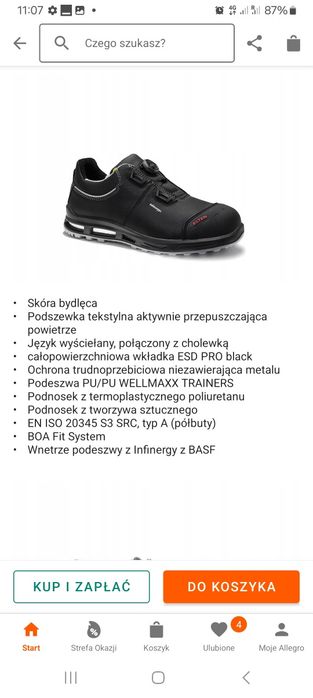 Sprzedam buty robocze r.40