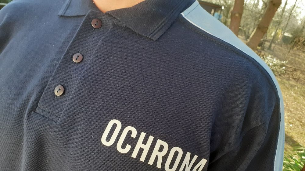 Koszulka polo, robocza XL, długi rękaw. Ochrona. Nowa