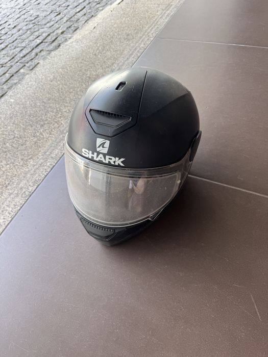 Capacete shark preto mate