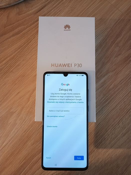 Huawei P30 Telefon komórkowy czarny