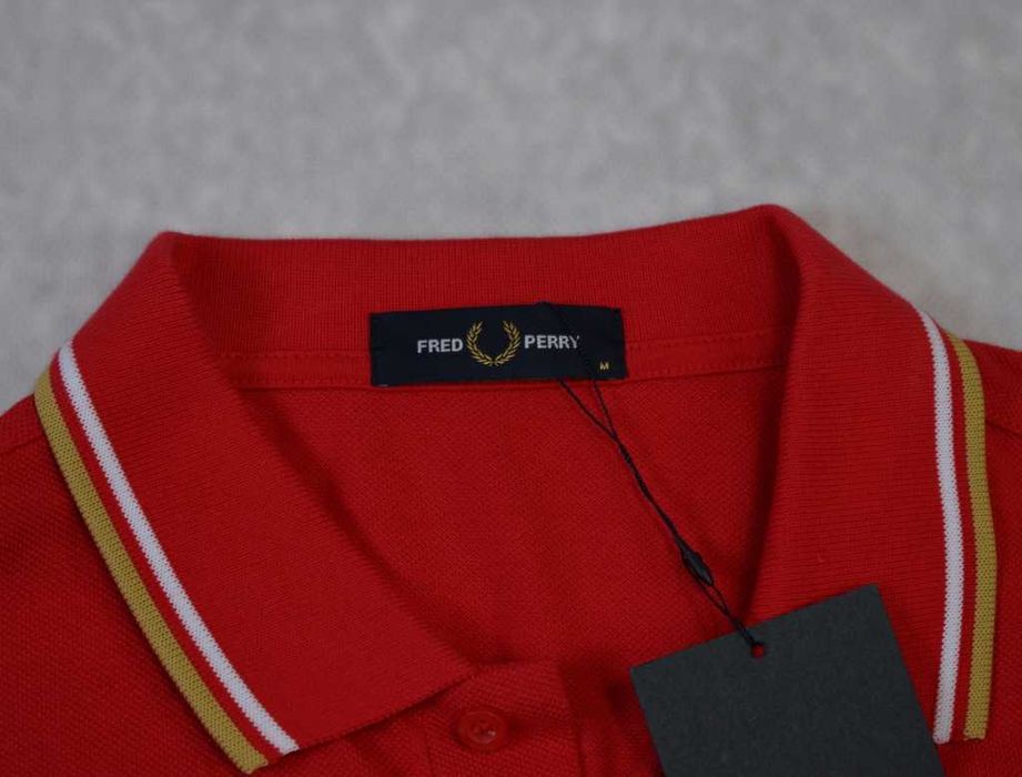 Fred Perry Koszulka Polo Męska Bawełniana Nowa z Metką rozmiar M