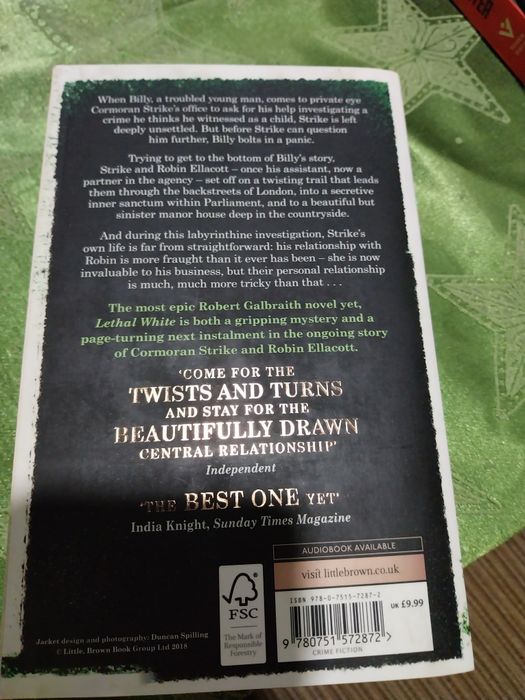 Lethal White. Portes incluídos