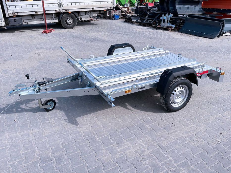 TEMARED MOTO 2 Premium DMC 750 kg na 2 motocykle podłoga ALU LED