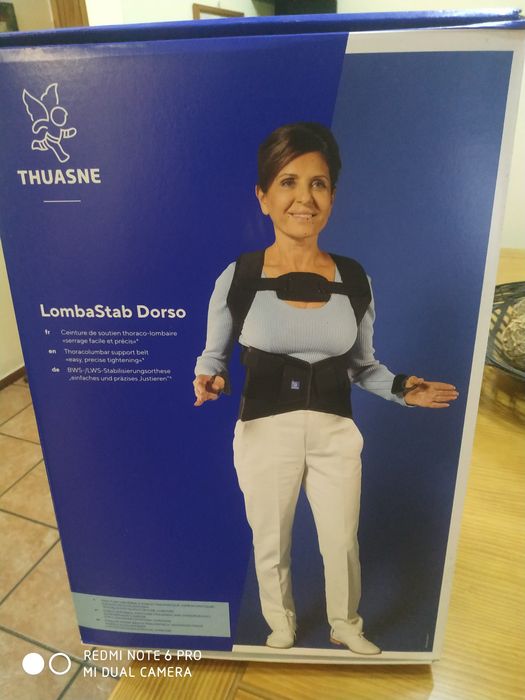 Cinta de suporte toracolombar