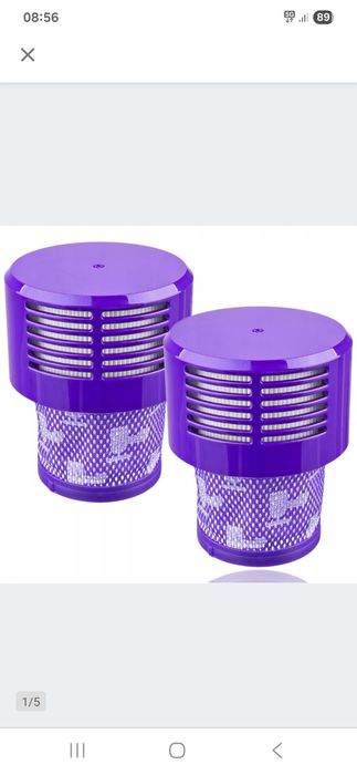 2x filtr  powietrza zmywalny do  dyson V10 SV12 Absolute Cyclon Total