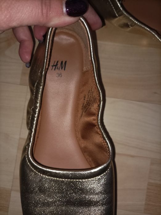 Baleriny h&m 36 stan bdb