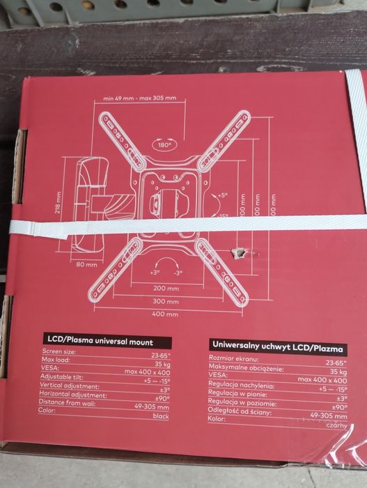 Uchwyt TV WML-5535-F Ramieniowy 23-65 Cali