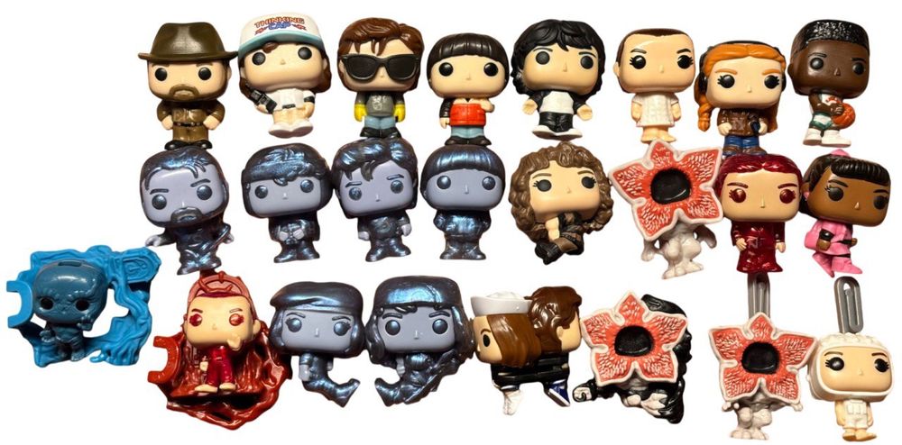 Фігурки кіндер з колекції дивні дива, kinder strangers things