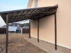 Металеві  навіси, ворота, паркани,. ВИГОТОВЛЕННЯ і ВСТАНОВЛЕННЯ